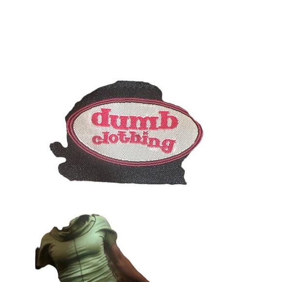 Dumb Clothing Gray & Black Floral Side Asymmetrical Zipper Jacket Women Sz M/L - Picture 7 of 8